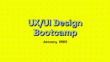 ⭐️ UX/UI Design BOOTCAMP – Janvier 2024